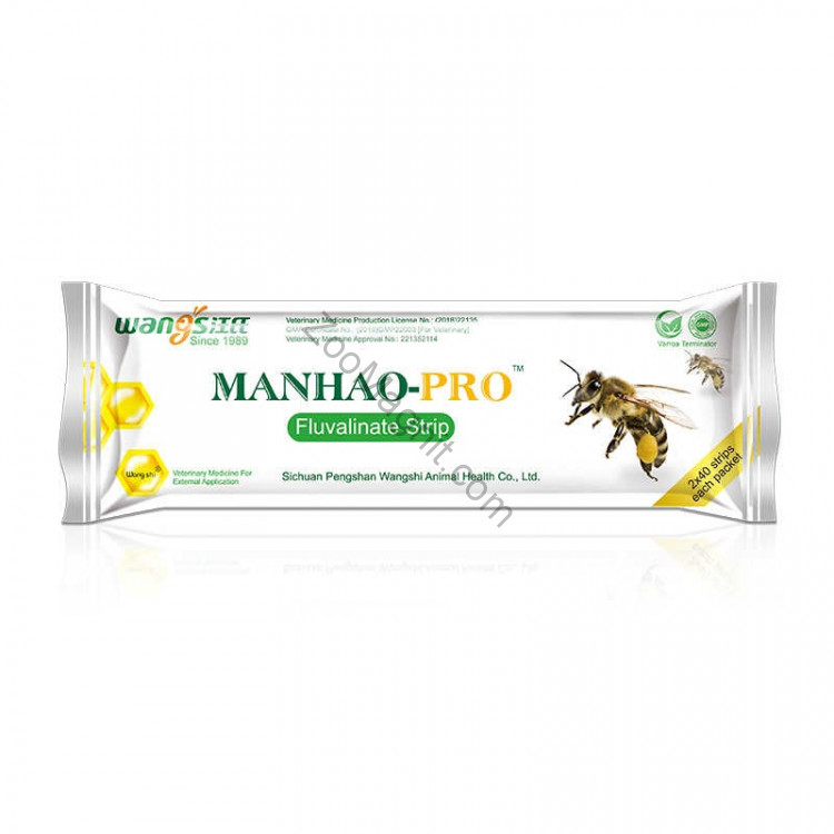 Флувалинат Манхао 'WangShi Manhao Fluvalinate Strip' (упаковка 80 пластин)