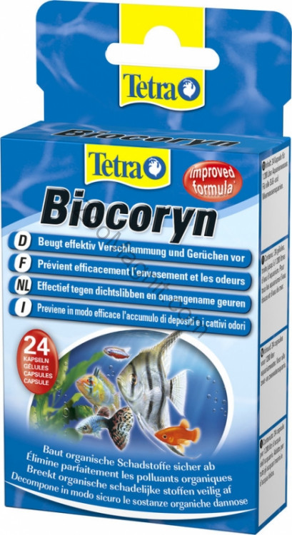 Препарат для очистки аквариума от биологических загрязнений 'Tetra Biocoryn' (24 капсулы)