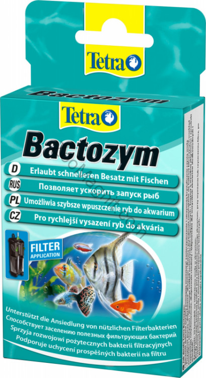 Средство 'Tetra Bactozym' для биоактивации фильтра (10 капсул)